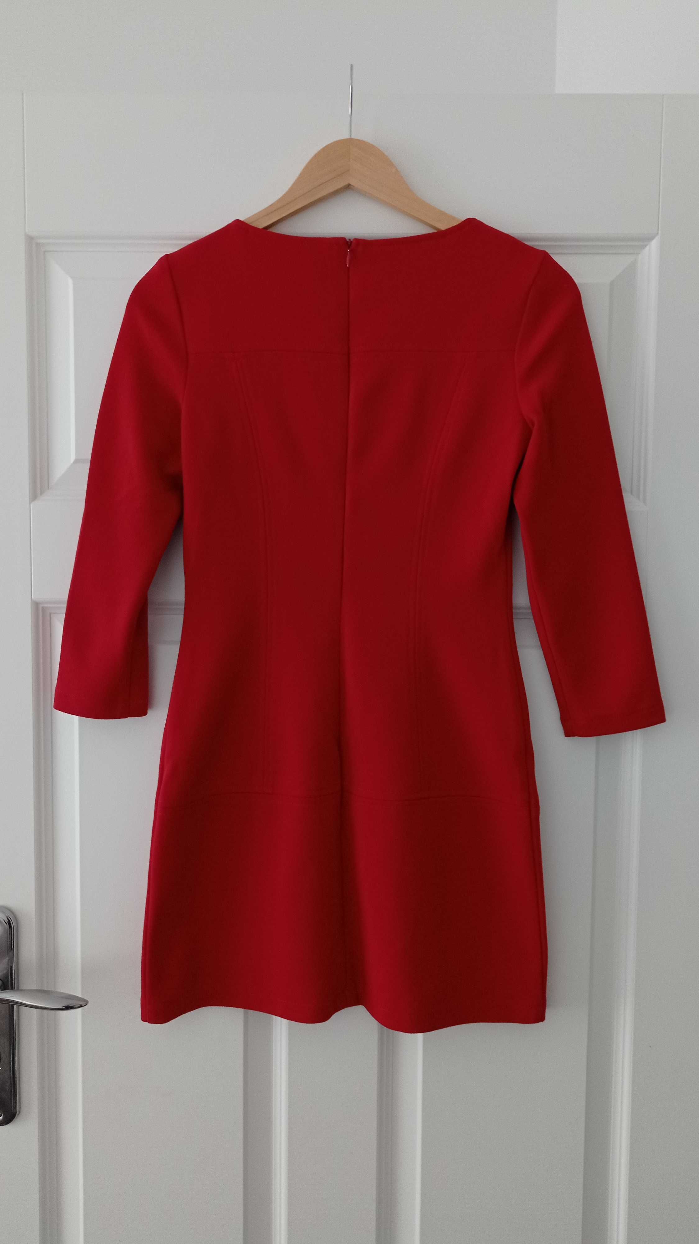 Czerwona sukienka mini S