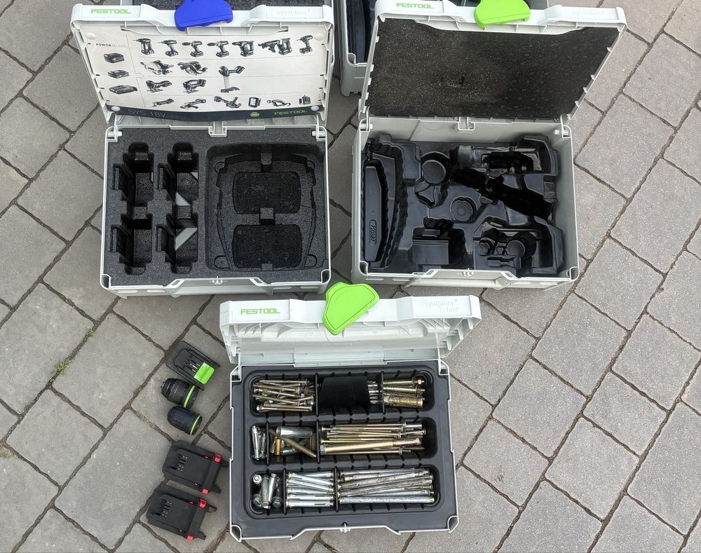 Festool Walizka organizer systainer ładowarka akumulator PDC DRC
