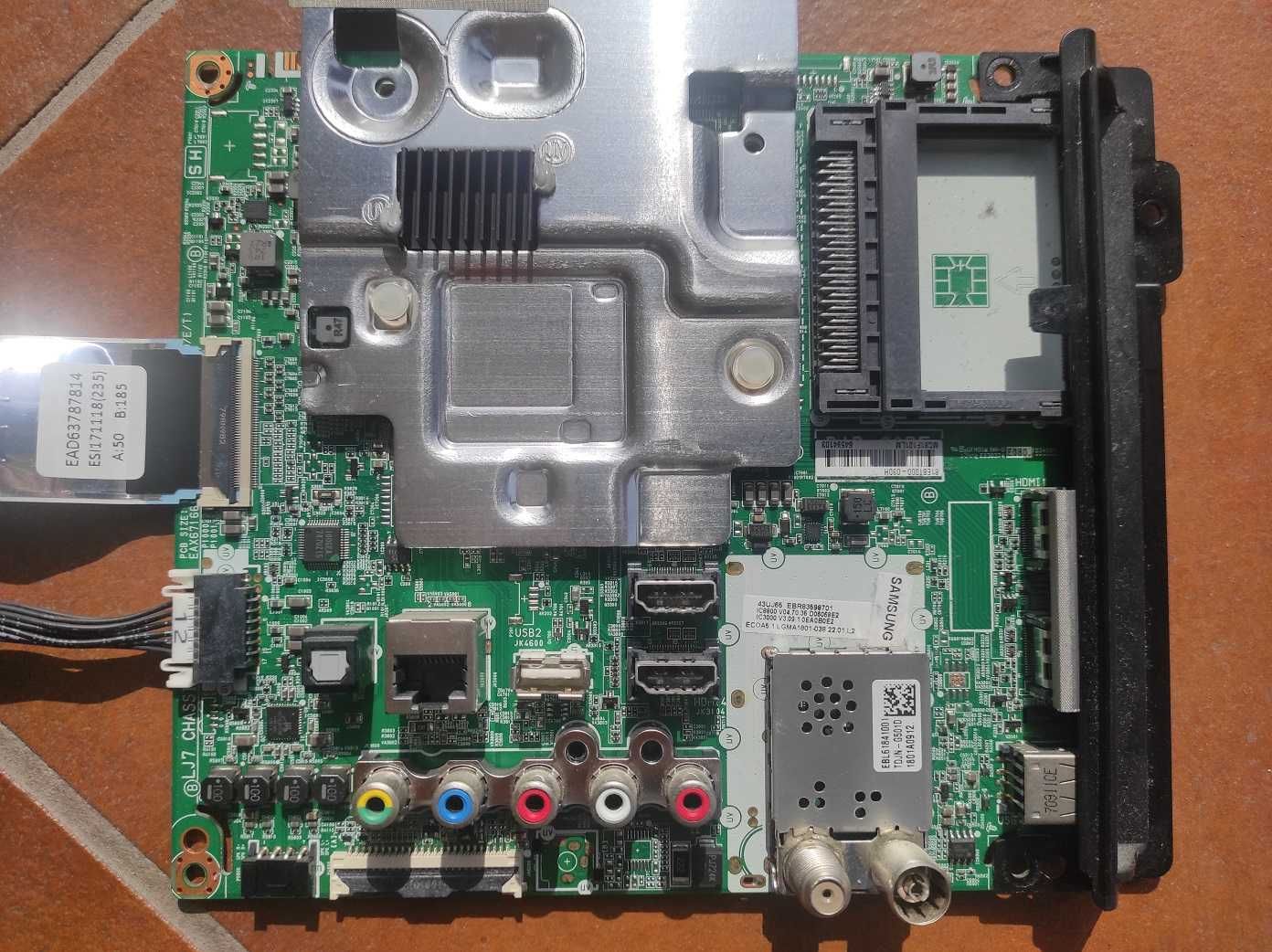 Telewizor LG 43UJ701V, zasilacz, wi-fi, części.