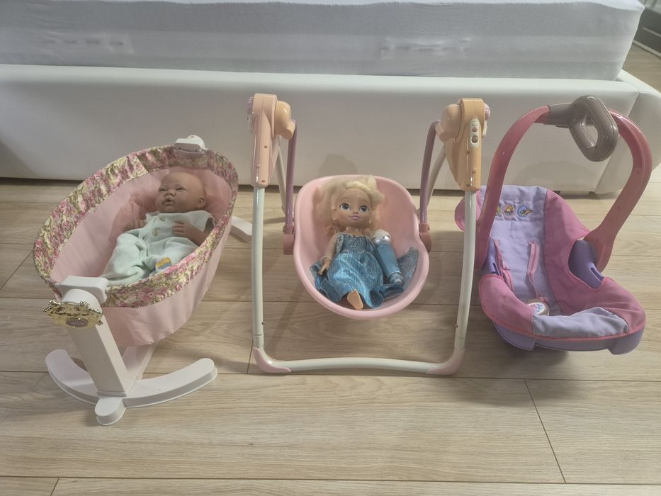 Kołyska x2 nosidełko dla lalek baby annabell Baby born