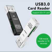 Olaf 2 в 1 USB 3.0 Card Reader Пристрій Micro SD Card Reader USB адапт