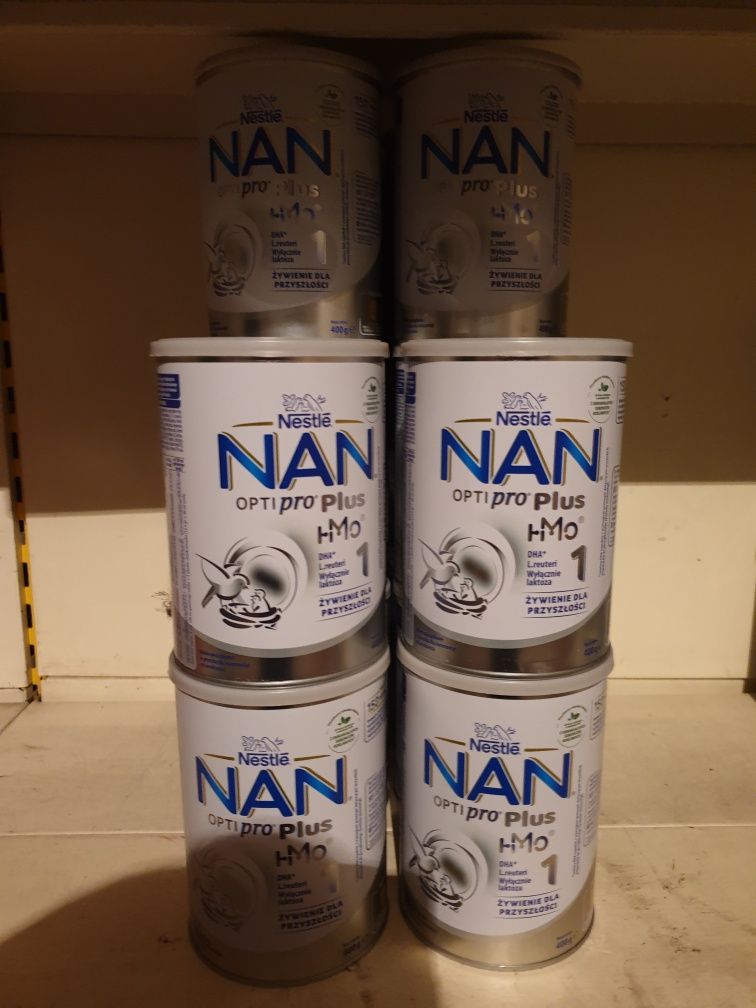 Puszki po mleku Nan 800g