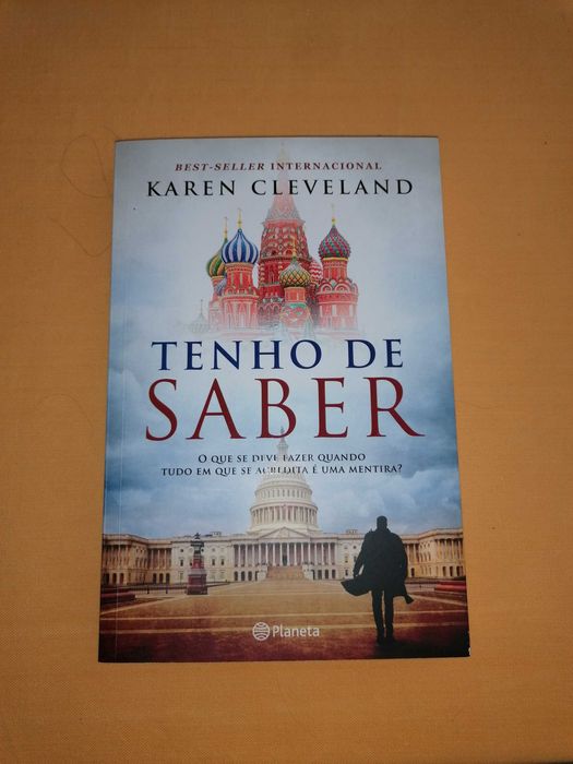 Livro Tenho de saber, de Karen Cleveland, como novo e sem dano