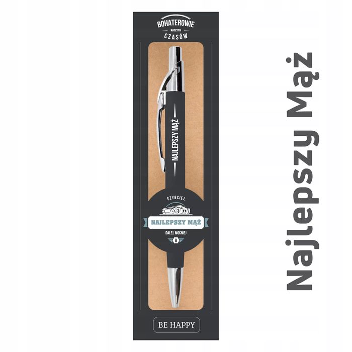 Długopis tradycyjny niebieski Be-Happy. Be Happy. Nowy Produkt
