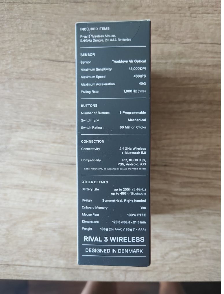 Steelseries RIVAL 3 Wireless