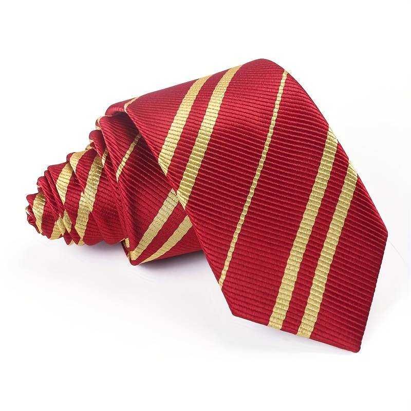 Krawat Harry Potter Gryffindor Czerwono-Złoty Strój na Halloween