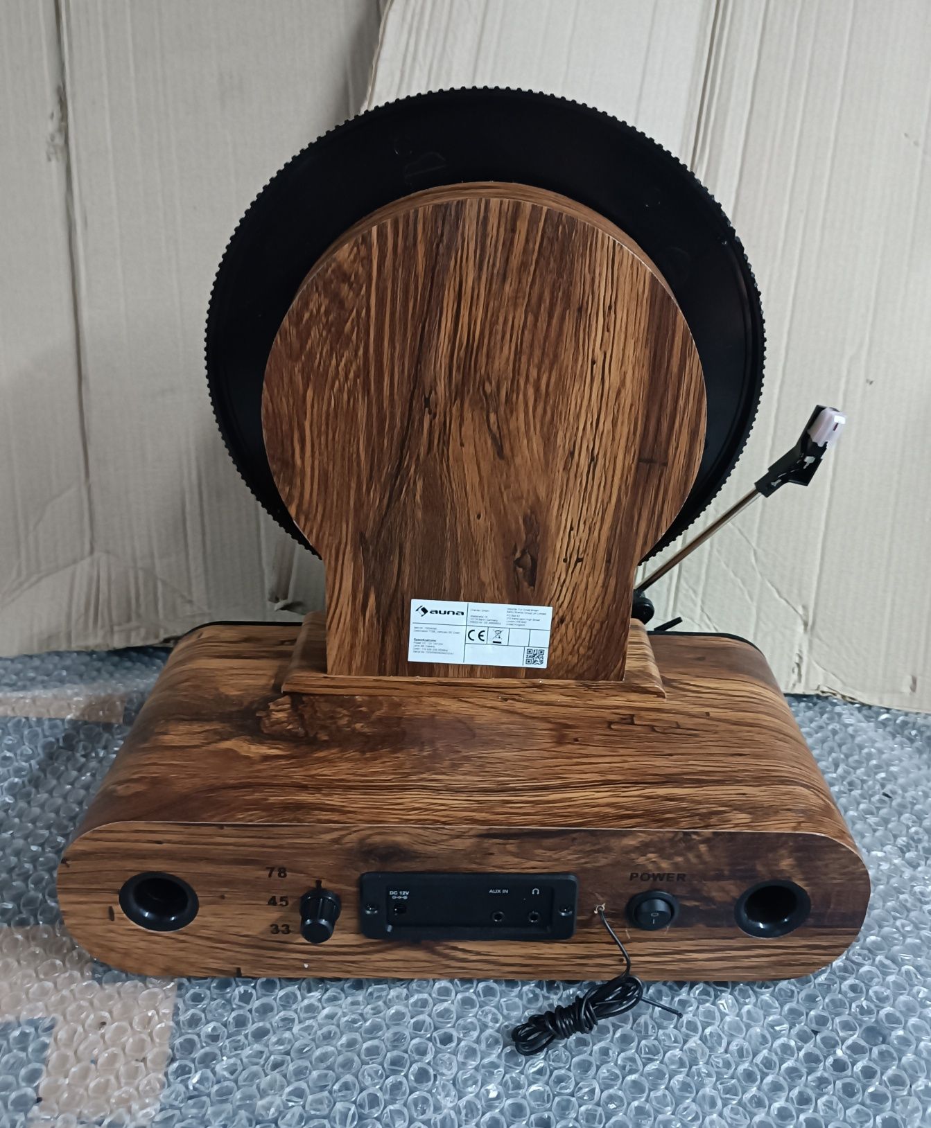 Програвач вінілу Auna Verticalo SE Retro, bt, usb, radio