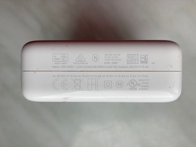 Apple Ładowarka Macbook Usb-C 140W air pro apple zasilacz Mac laptop a