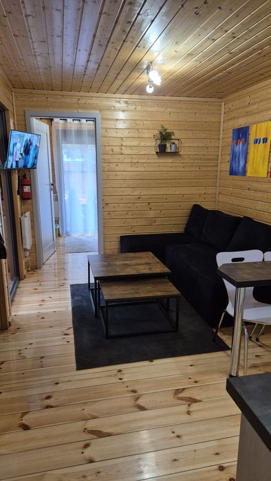 Domki pod Sosnami PREMIUM Jacuzzi  Basen Sauna DUŻA WIATA Radawa