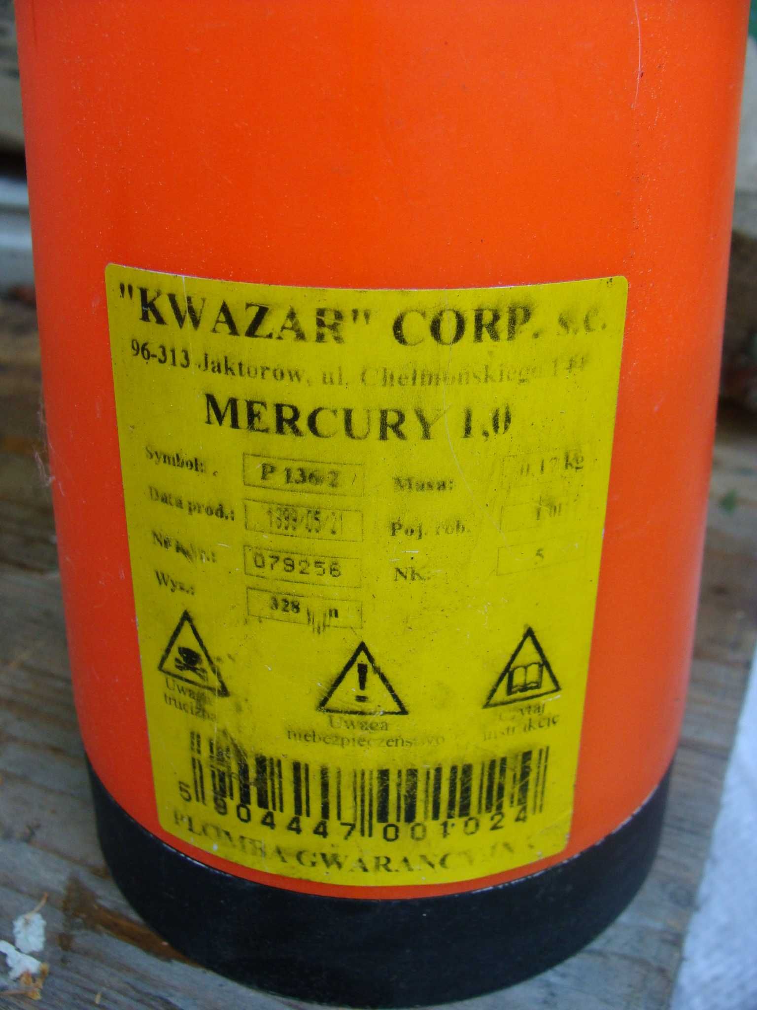 Opryskiwacz ręczny Kwazar Mercury 1 l (M)