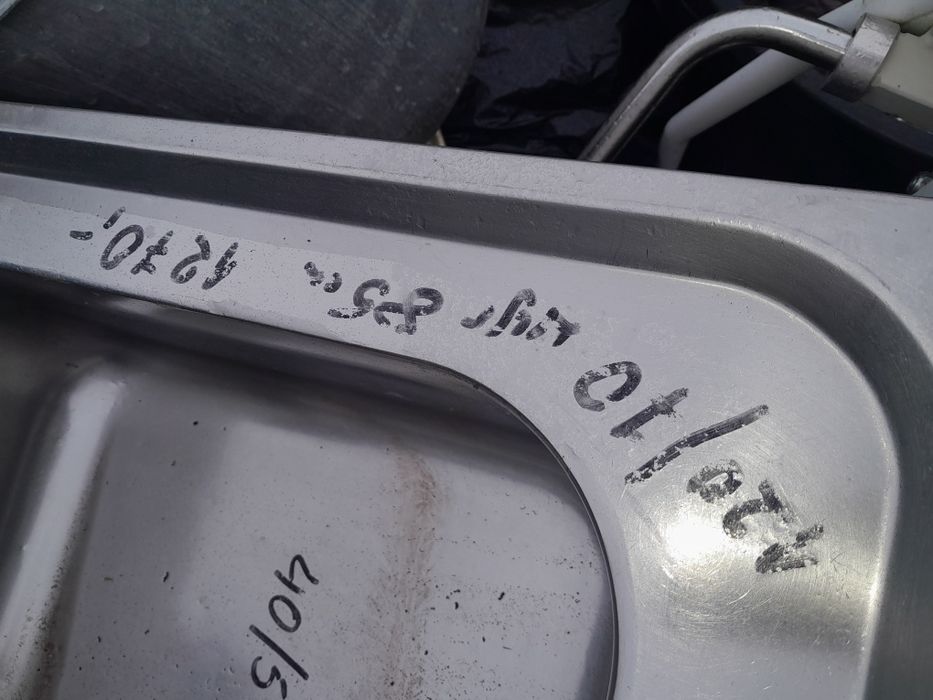 Zlewozmywak że stali nierdzewnej