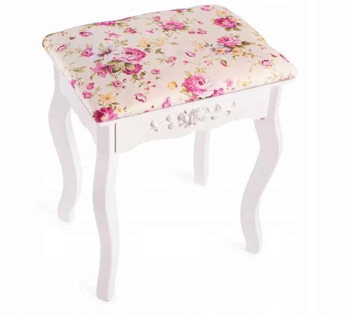 Toaletka kosmetyczna z lustrem TL03 taboret + GRATIS