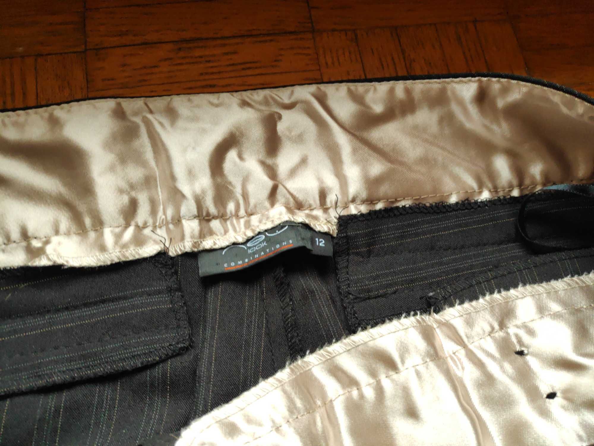 Czarne spodnie New Look, rozmiar 40