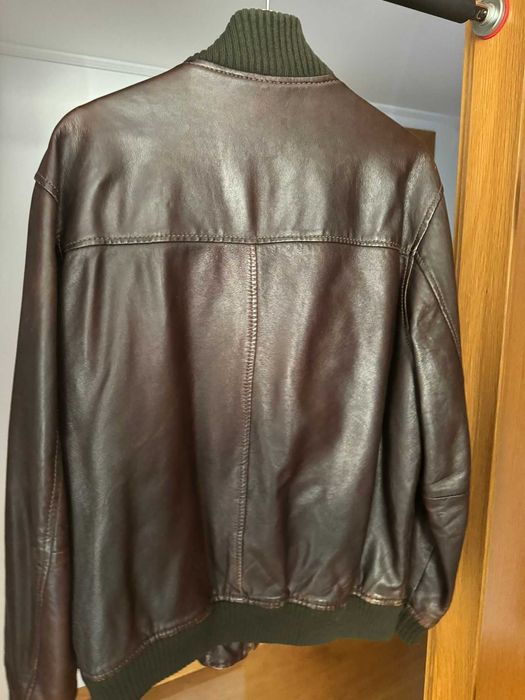 Blusão de pele Throttleman