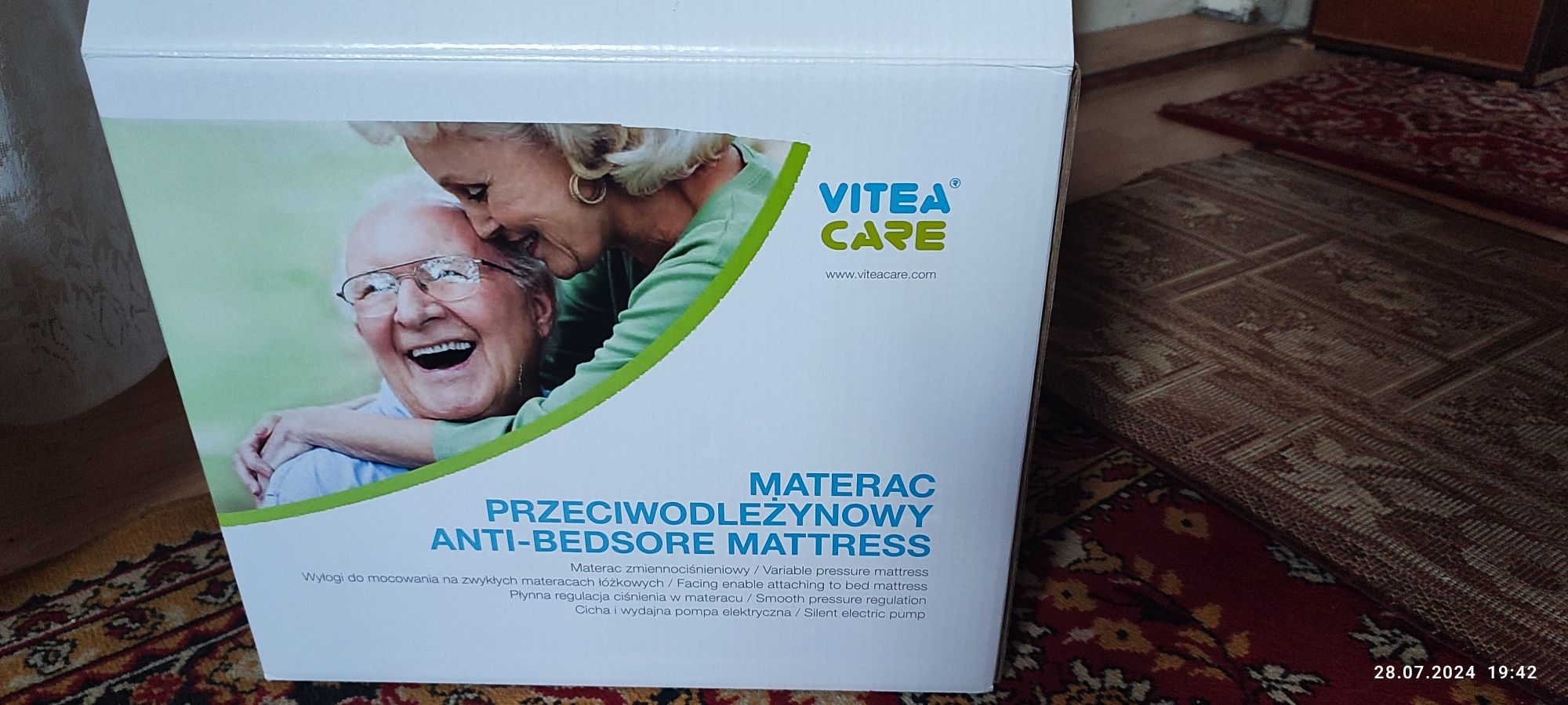 Materac przeciwodleżynowy rurowy VCM 502 Vitea Care