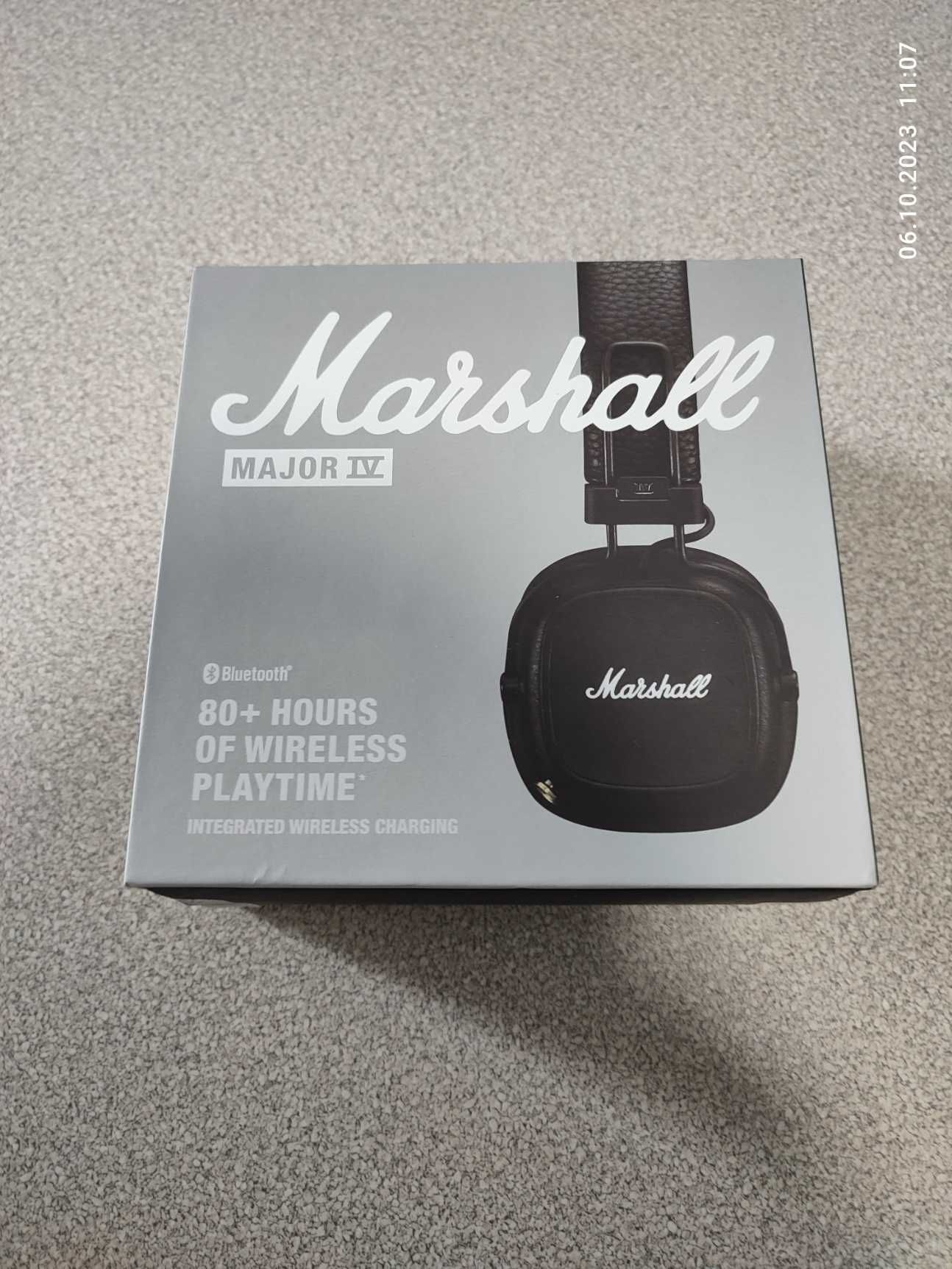 Нові навушники Marshall Major IV Bluetooth