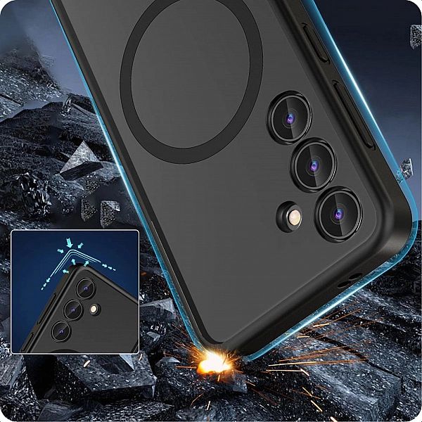 Tech-Protect Magmat Magsafe Galaxy S24+ Plus Matte Black