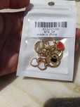 Conjunto de 3 brincos de cores diferentes
