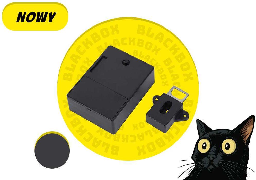[NOWY] Zamek Elektroniczny RFID Bezkluczykowy [Czarny]