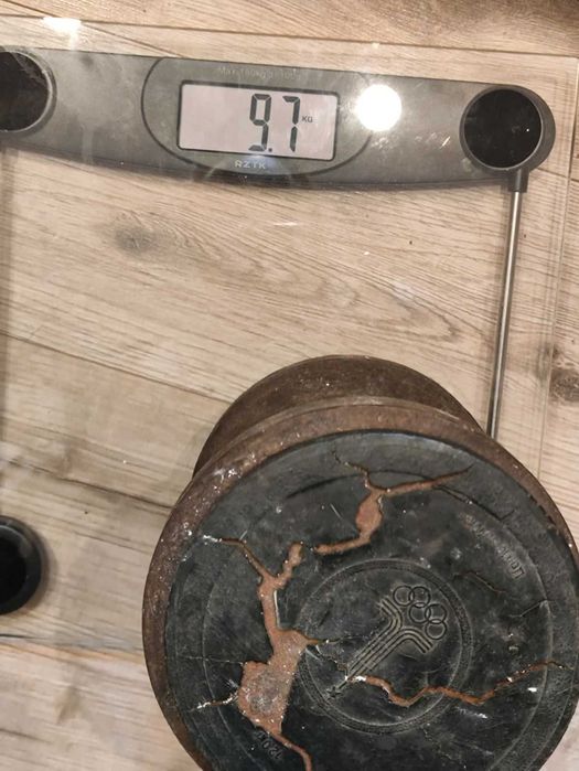 Гантель 10 кг по факту 9.7кг