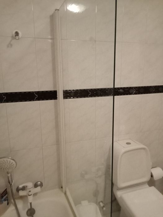 Vidro de 6mm rotativo para banheira com todos os acessórios para monta