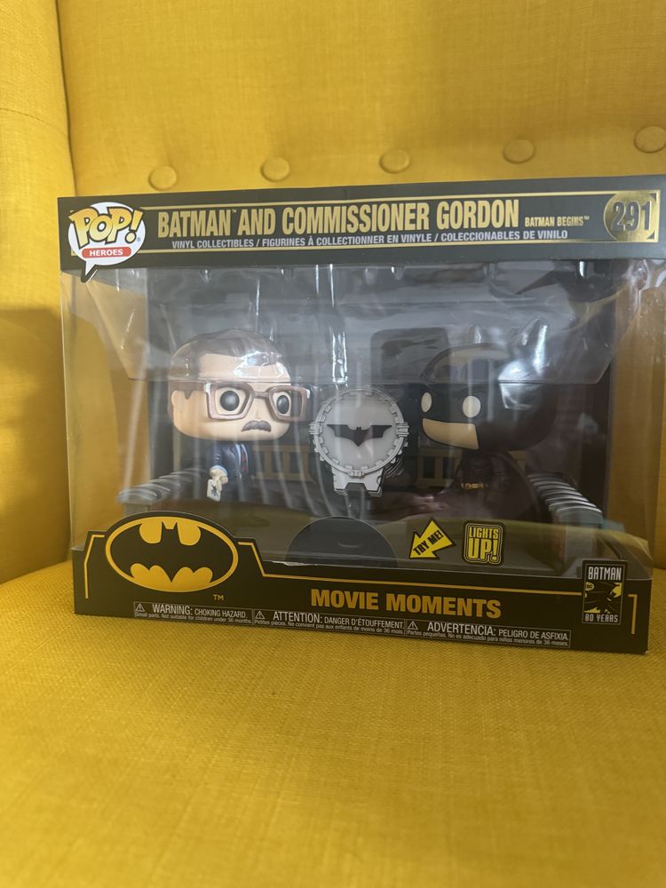 Batman and Commissioner Gordon Funko Pop Novo selado Mint
