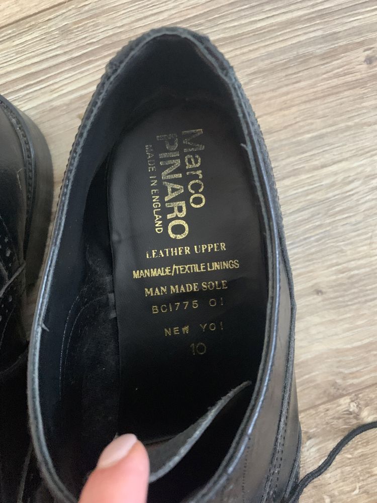 Marco pinaro buty skorzane wizytowe meskie półbuty