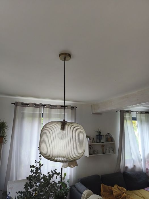 Lampa szklana 50 cm