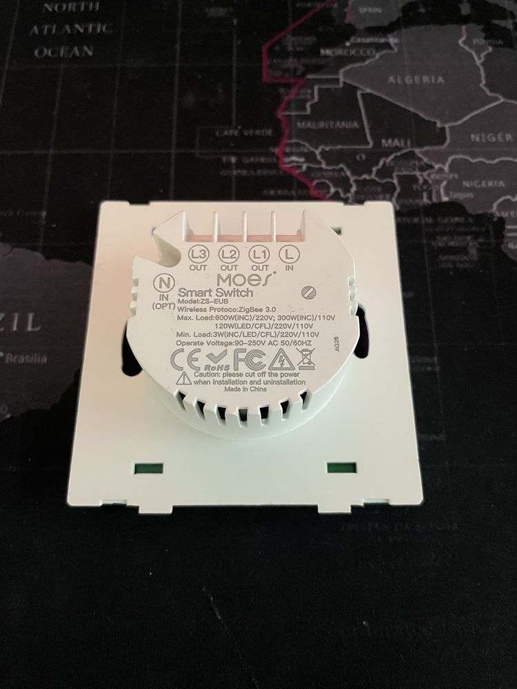Interruptor Moes Tuya Zigbee 1 gang