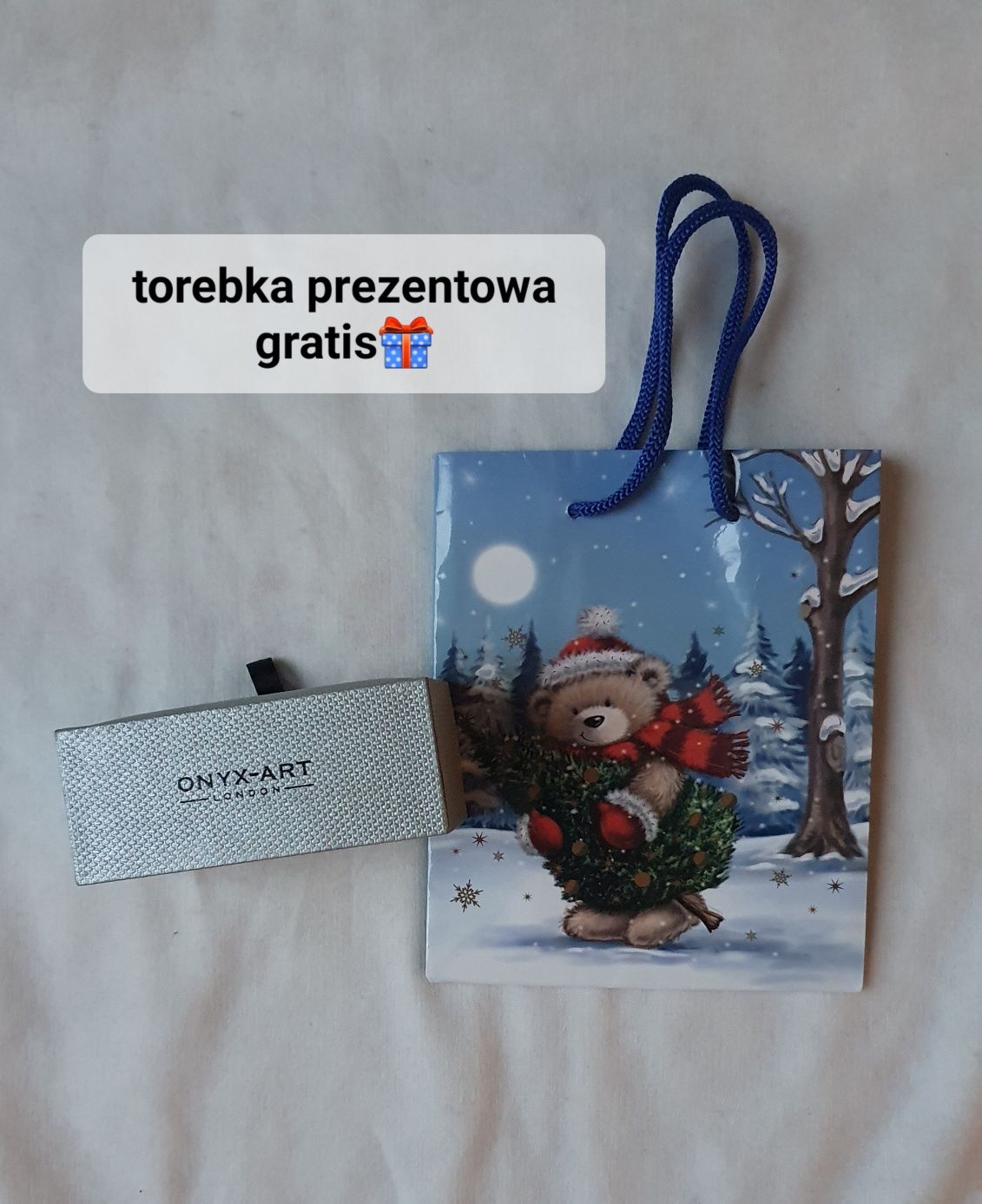 Prezent dla Niego spinki mankietowe rękawice bokserskie + Gratis!