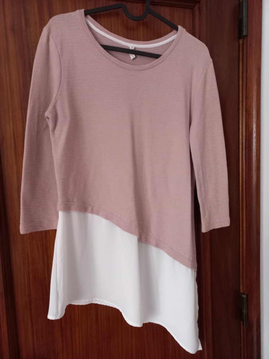 Blusa Assimétrica Senhora