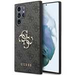 Etui Guess 4g Big Metal Logo na Samsung Galaxy S23 Ultra - szare