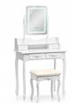 Toaletka Taboret Lustro G431