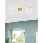 Miraflores Lampa sufitowa złota plafon - 110cm - 97744 EGLO
