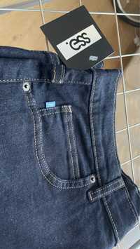 SSG spodnie jeans dark slim haf 4XL