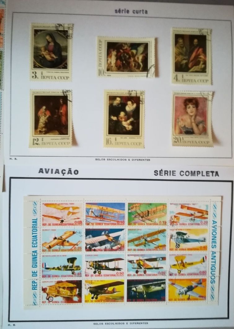 117 Coleção de Selos Antigos