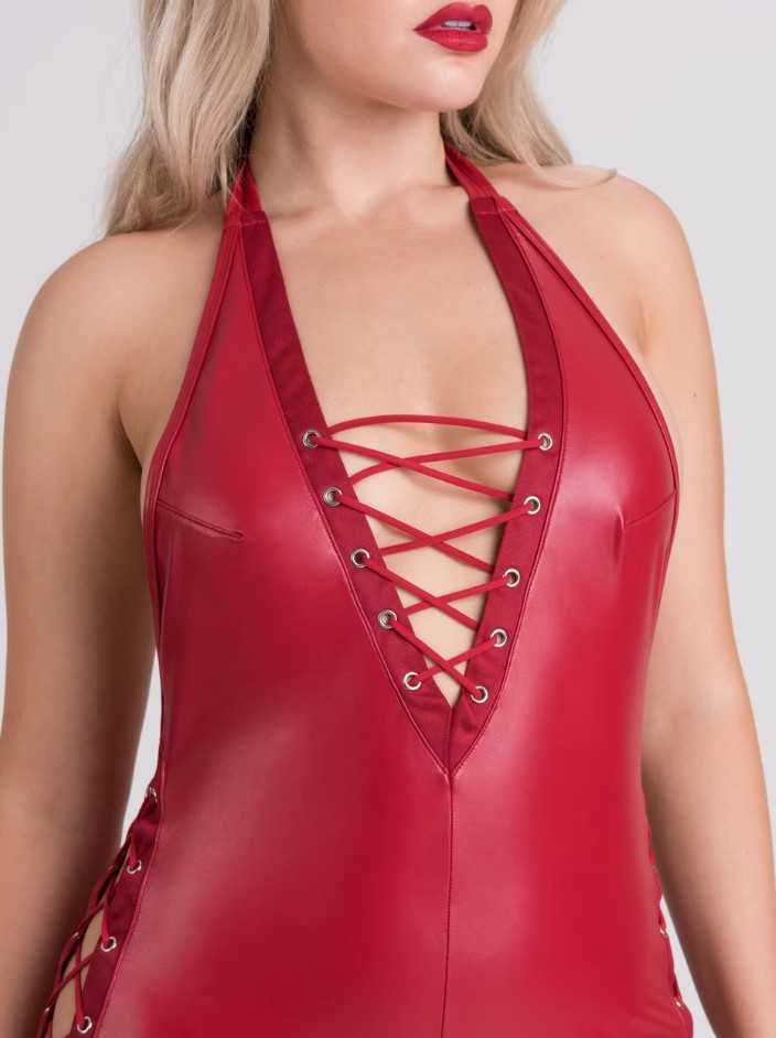 Комбінезон з еко шкіри Lovehoney Fierce Leather