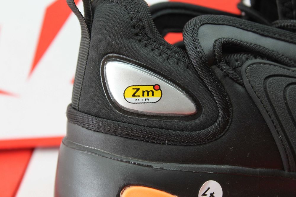 Nike ZOOM 2K - черно-оранжевые кроссовки кеды кросівки (5225чер/оранж)