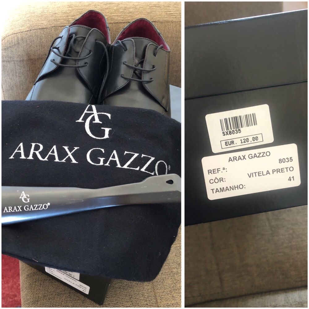 ARAX GAZZO | Sapatos Homem | Noivo | Cerimónia nr 41 - c/ caixa