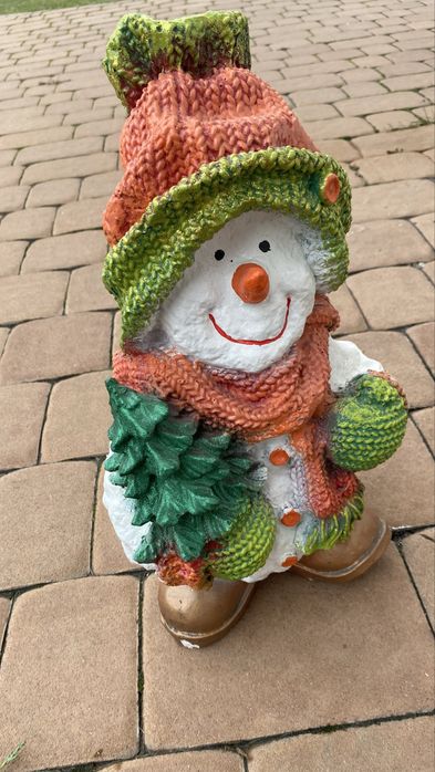 Сніговик новорічний декор