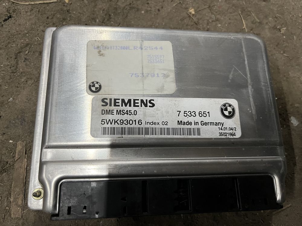 Sterownik silnika bmw ms45 e85 e86 z4 m54 2.5i manual e60 e83 e53 e90
