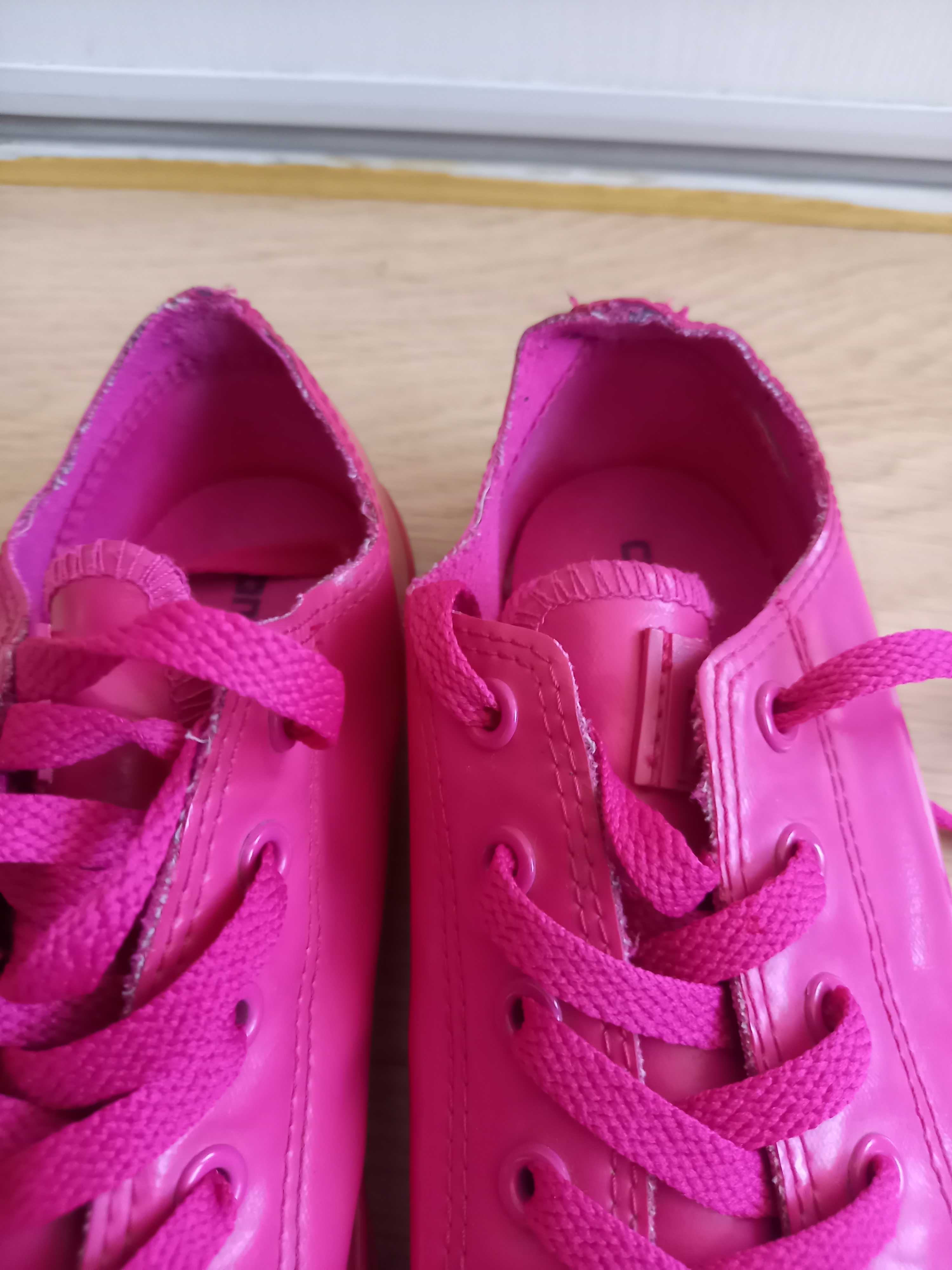 Bordowe trampki Converse 38