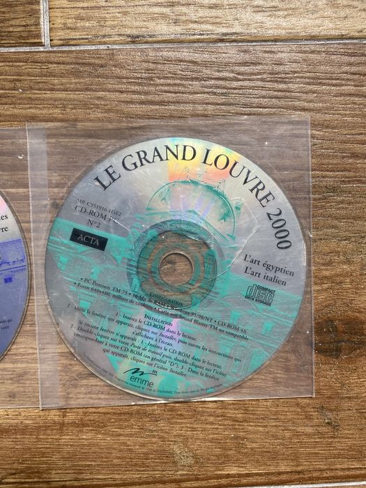 Coleção 3 CD-ROM "Le Grand Louvre 2000