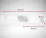 Lampa sufitowa LED ledowa ruchome ramię 40 watt 4000 lumen