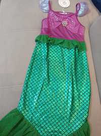 Sukienka przebranie strój syrenka Ariel r.122-128
