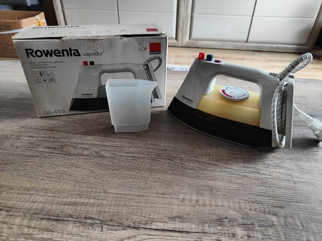 Żelazko na pare do prasowania marki Rowenta
