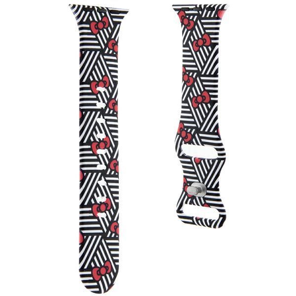 Hello Kitty Pasek HKAWMSDIEZK Apple Watch 38/40/41mm czarny/black st