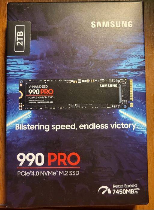 Ssd m2 2280 2tb 990 Pro samsung