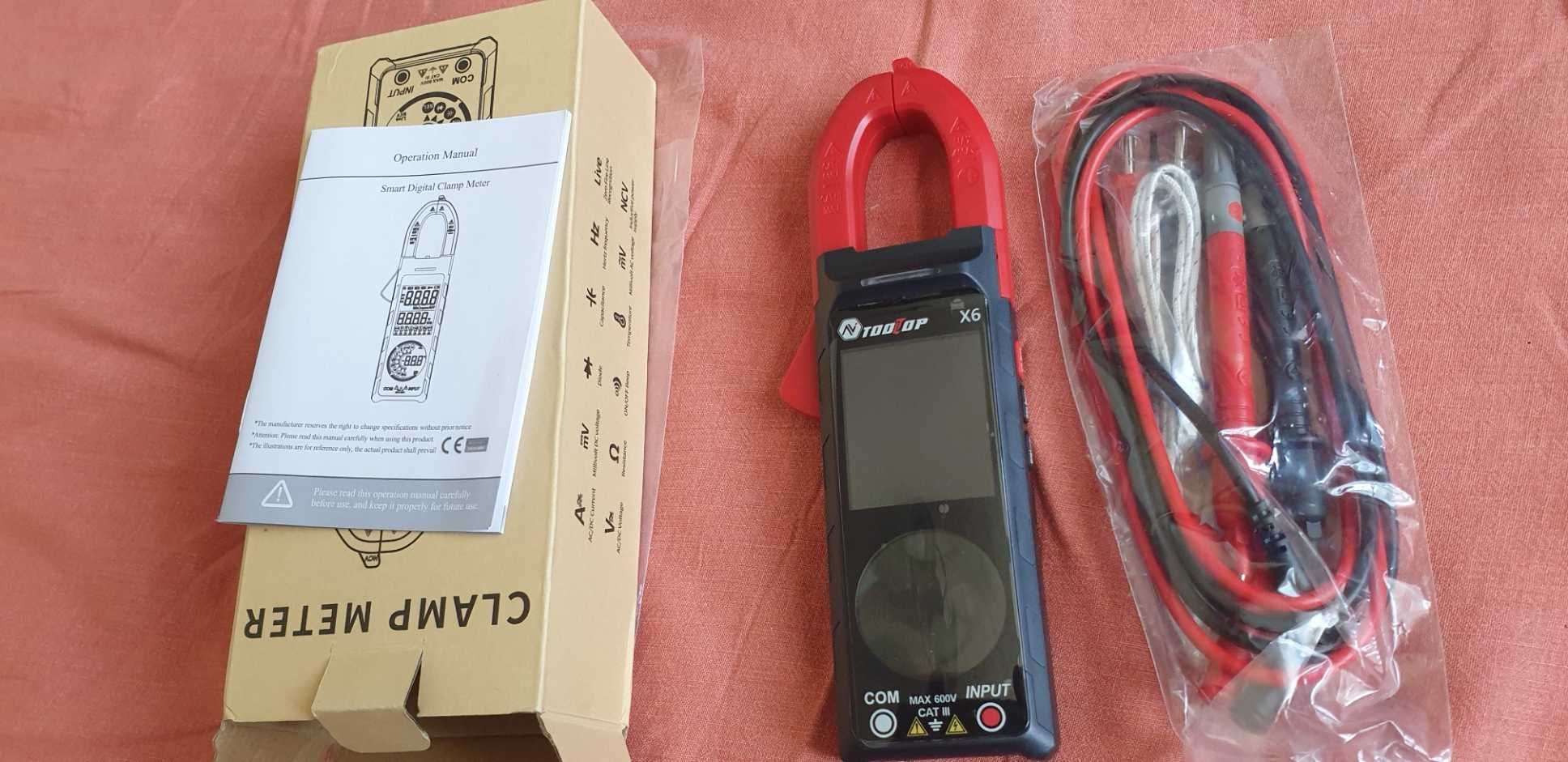 Мультиметр-кліщі Aneng ST-212, ST-213, ToolTop X6 ac/DC Amper