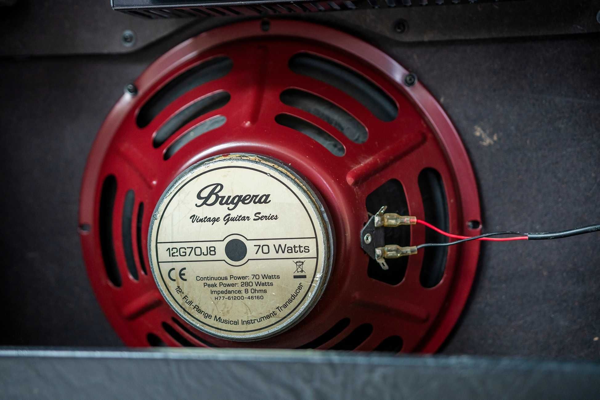 Lampowy (3x12AX7 + 2x6L6) wzmacniacz gitarowy Bugera Vintage 55W.